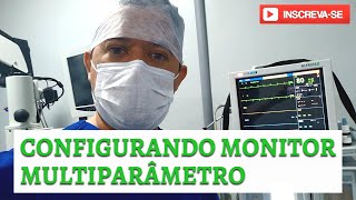 Como ajustar Frequência Cardíaca ECGSPO2 em MONITOR MULTIPARAMÉTRICO [upl. by Aileno54]