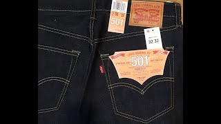 LEVIS 501 SHRINKTOFIT Selvedge STF  что это Как усаживать как правильно подобрать размер [upl. by Jerri]