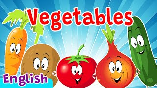 Vegetables Song  Nursery Rhymes amp Kids Songs [upl. by Nira747]