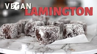 Mckenzie Foods Vegan Lamington Recipe [upl. by Cristobal]