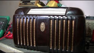 Stromberg Carlson 4A20 Valve Radio Restoration [upl. by Krute]