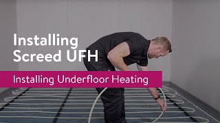 Installing NuHeats Screed Underfloor Heating [upl. by Yelyak]