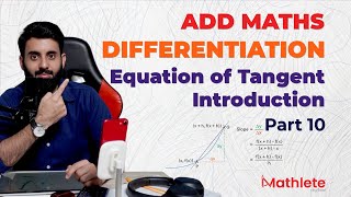 Differentiation  Equation of Tangent Introduction O Level  IGCSE Part  10 [upl. by Godart]