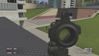 Gmod CW 20 ACOG sight switch [upl. by Ordnaxela]