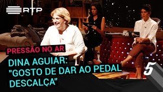 Dina Aguiar “Gosto de dar ao pedal descalça”  5 Para a MeiaNoite  RTP [upl. by Olnay]