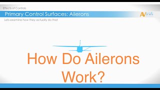 Learn to Fly  How Do Ailerons Work [upl. by Mchenry]