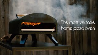 Bertello SimulFIRE 12quot Outdoor Pizza Oven [upl. by Vookles]