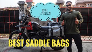 BEST SADDLE BAG  RYNOX EXPEDITION STORMPROOF SADDLE BAG  FULL DETAIL REVIEW [upl. by Kinney883]