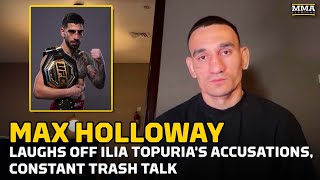 Max Holloway Responds to Ilia Topurias Challenge Ahead of UFC 308  MMA Fighting [upl. by Leiuqese]