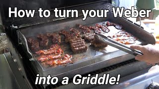 How to turn you Weber into a Griddle [upl. by Farrel]