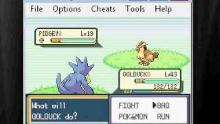 pokemon fire red easily caught wild pokemon cheats [upl. by Hazen461]