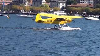 Idrovolanti in ammaraggio e decollo al lago di Como  Aero Club Como [upl. by Westney]