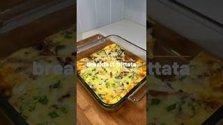 Easy bacon spinach mushroom frittata recipe Perfect breakfastbrunch item breakfast frittata [upl. by Aneeled]