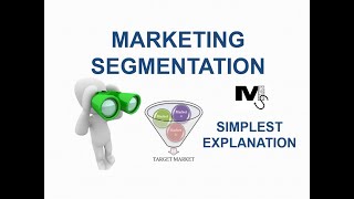 Marketing Segmentation  The simplest explanation of the concept [upl. by Marchall646]