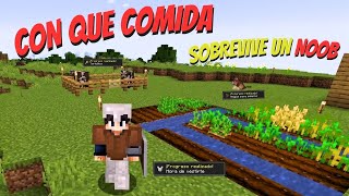 La granja de un noob en MINECRAFT HARDCORE  CAP 3 [upl. by Cesya659]