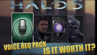 Halo 5 Req Pack Opening amp Showing  Voices of War Pack [upl. by Alleoj]