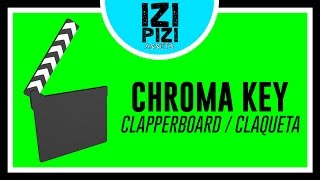 Claqueta 3D  Clapperboard 3D  Chroma Key [upl. by Eillil]