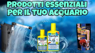 Gadget accessori e PRODOTTI ESSENZIALI per il tuo ACQUARIO aquarium fish goldfish [upl. by Selokcin431]