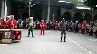 Turkish Band in front of TopkapiIstanbul [upl. by Maillw]