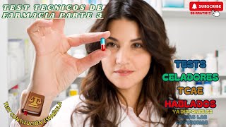 TEST TECNICOS DE FARMACIA PARTE 3 [upl. by Mot]