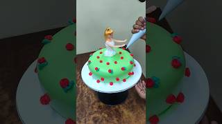 Doll Cake design youtubeshorts shortvideo trending dollcake dollcakedesign [upl. by Ailey]