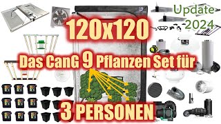 Growbox 120x120x200 🥦  Das beste LED Komplettset 2024  Legalisierung Eigenanbau  Ertrag [upl. by Onfroi]