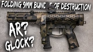 9MM Folding AR with GLOCK Mags Angstadt UDP9 AR9 Review [upl. by Kassab141]