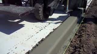 Slip Form Machine Power Curb [upl. by Ramsa]