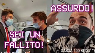 ERKOLE E GABBRONE LITIGANO CON I CONTROLLORI DEL TRENO PER UN MOTIVO ASSURDO [upl. by Lisabeth875]