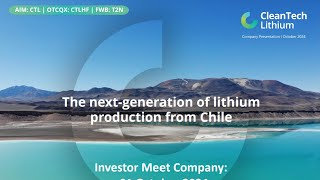 CLEANTECH LITHIUM PLC  Investor Presentation [upl. by Bernadine310]