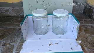 680fps  Airsoft vs Glass Jar Bottles plastic vs steel bb [upl. by Gemini279]