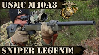 USMC M40A3 Sniper Rifle Legend [upl. by Ahtiekahs]