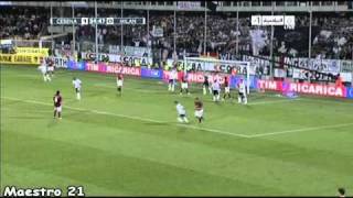 Ronaldinho amp Robinho vs Cesena  11092010 [upl. by Gauldin776]