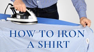 How To Iron Shirts Like A Pro  Easy StepbyStep Dress Shirt Ironing Guide  Gentlemans Gazette [upl. by Attenor]