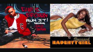 Naughty Run Chris Brown VS BeyonceMasdamind Mashup [upl. by Kalk]