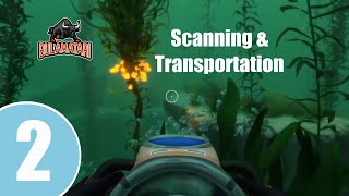 Subnautica First Playthrough  Quiet Mode Ep 2 Scanning amp Transportation [upl. by Yddeg]