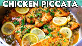 My Family is OBSESSED with this Chicken Piccata Recipe [upl. by Adeys818]