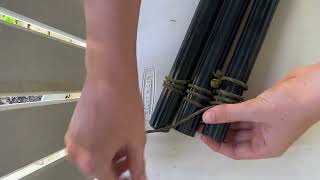 How to tie a tripod lashingscouts survial subscribe outdoors [upl. by Kato]