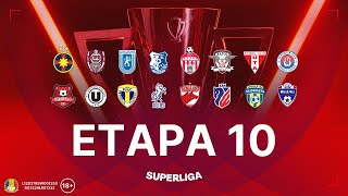 AVANCRONICA ETAPEI 10 cu bolocanfotbal  SuperLiga României 20242025 [upl. by Llevaj]