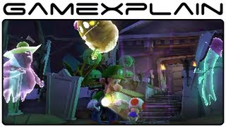 Luigis Mansion Dark Moon  Luigi amp Toad Meet the 3 Sisters Gameplay Footage [upl. by Kabob]