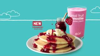 McDonalds Get up and Go Singapore Strawberry Hotcakes [upl. by Ada361]