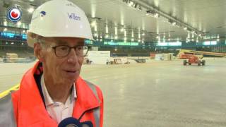 Werk aan Thialf gaat in de bouwvak gewoon door [upl. by Leahcimluap241]