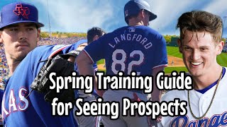 Spring Training Tips for Prospect Fans How to See the Next Big Thing [upl. by Takara]