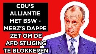 🔴De alliantie van CDU met BSW  Merzs gedurfde zet om de opkomst van AfD te blokkeren [upl. by Rutger]