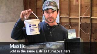 How to Seal an HVAC Duct with Mastic  Duct Sealant [upl. by Anida]