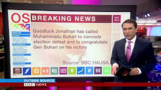 Nigeria election Muhammadu Buhari wins  BBC News [upl. by Mit]