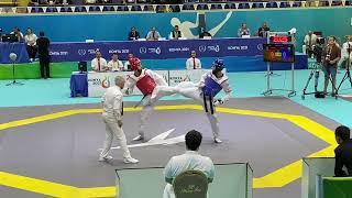 RASHİGTOV Ulugbek UZB Aghayev Javad AZE 2022 ISLAMIC SOLIDARITY GAMES 68 kg FINAL [upl. by Einohpets]