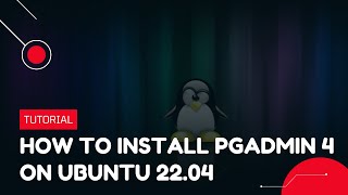 How to install PgAdmin 4 on Ubuntu 2204  VPS Tutorial [upl. by Zola]