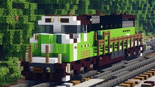 Minecraft Burlington Northern SD60M Train Tutorial [upl. by Adolphe]