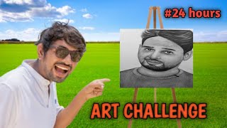 24 hour art challenge for MRINDIANHACKER 1000000 ke liye [upl. by Cooperstein863]